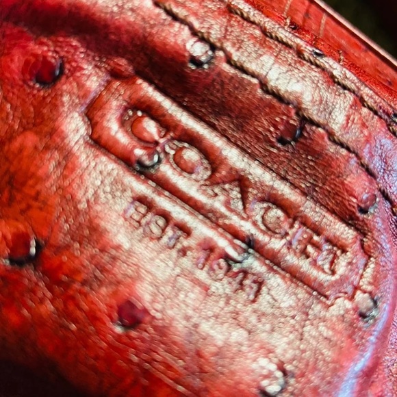 Limited Coach Lily ostrich satchel model 11160 - Picture 4 of 10